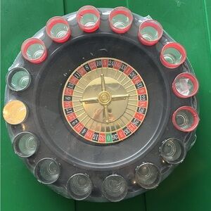 Roulette Shot Glass Drinking Game Set